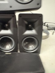 Klipsch Quintet Speakers 4.0 Wired Black Home Theater Center 3 Satellites TESTED