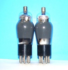 No type 6A7 Raytheon radio audio amplifier vacuum 2 tubes valves tested ST 6A7G