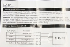 Brake Bypass For Alpine Kenwood Pioneer Video In Motion EASY INSTALL 4 wires 10