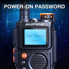 Baofeng K6 5W Tri-Band Ham Radio UHF/VHF/1.25M/NOAA/FM/Air Receiver Type-C 999CH
