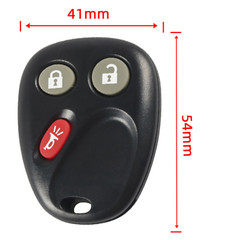2Pack 3-Button Keyless Entry Remote Car Key Kit For Chevrolet For GMC 2003-2007