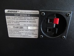 1 BOSE 4.2 SERIES II DIRECT REFLECTING SPEAKER