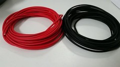 20 FT AUTOMOTIVE PRIMARY WIRE 10 GAUGE AWG HIGH TEMP GXL BLACK + RED 10 FT EA