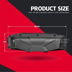 2PCS UTV Windshield Vent Self Install Kit for Hard Coated Polycarbonate