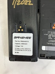 Lot of 2 HO1KDC9AA3DN Motorola HT1000 Radio & One Charger. See Description