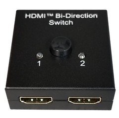 4K 2-Port 2-Way HDMI Bi-directional 2×1 Switch Switcher & 1×2 Splitter Selector