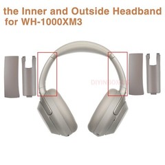 Replacement Side Slider Cover Parts kit Headband for Sony WH-1000XM3 Headphones