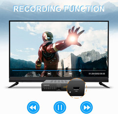 ATSC Digital Converter Box with TV Tuner, TV Recording, USB Multimedia Function,