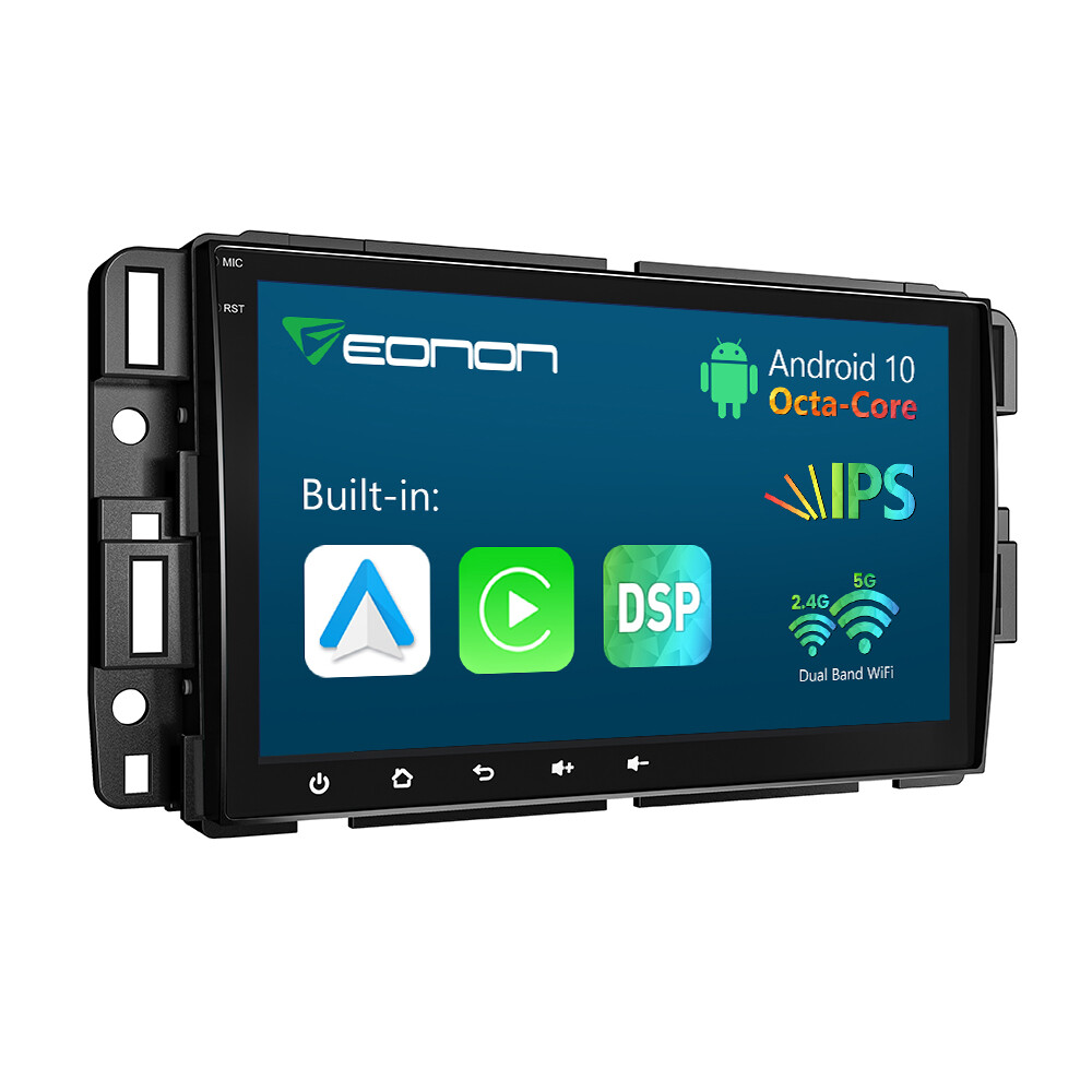 For GMC Yukon Chevy Silverado Double DIN Android 10 8″ Car Stereo Radio GPS Navi