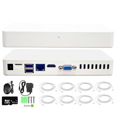 XVIM 8CH DVR 1080P Security Camera System Night Vision Monitor Cloud CCTV System