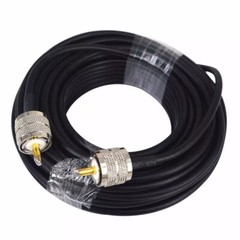 RG-58 RF Coaxial Cable UHF PL-259 Male to Male Connector Ham CB Radio 30-100ft