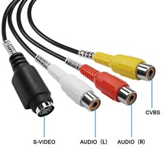 XMSJSIY RCA AV to USB C Converter 1 Channel AV NTSC PAL Video S Video/Compos…