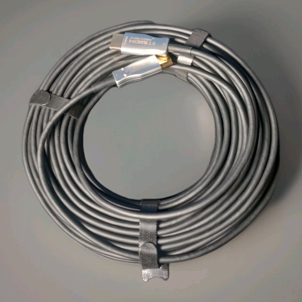 82 FT Active Fiber Optic HDMI 2.0 Cable • New • 4K 60Hz 18Gb HDR ARC HDCP 2.2