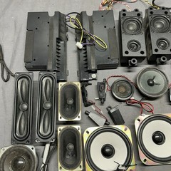 LOT OF 35+ MISC ELECTRONICS SPEAKERS (ALL SPEAKERS ARE UNTESTED AND SOLD AS IS)