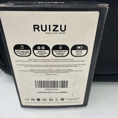 RUIZU X02 MP3 Player w/ Bluetooth 5.3 FM Radio Voice Recorder Up to 128GB Black