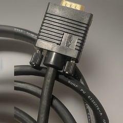 VGA Cable Male VGA to VGA Cable PC Laptop TV Monitor SVGA D-Sub Cord HD 1080p 6f