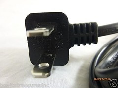 New 6 FT foot Feet angled AC power cord figure 8 2 prong For TV LED Television