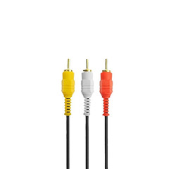 6ft 3-RCA Red White Yellow Composite Stereo Audio Video AV Cable Cord VCR DVD