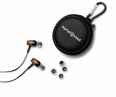 Symphonized DRM Premium Genuine Wood in-Ear Noise-isolating Headphones with Mic