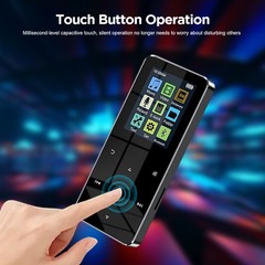 Reproductor MP3 Soporte 128GB Bluetooth sin pérdidas Música FM Radio Grabadora
