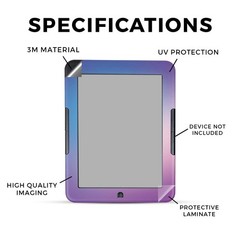 Mighty Skins Tablet Skin Compatible Nook Glowlight 4E – – 3M Vinyl Protective