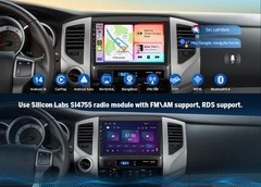 For 2005-2013 Toyota Tacoma TYTACX7A 9″ Android 14 4+64 Car Stereo Radio CarPlay