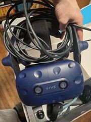 HTC VIVE Pro Virtual Reality (VR) Bundle Starter Kit – Complete In Box Excellent