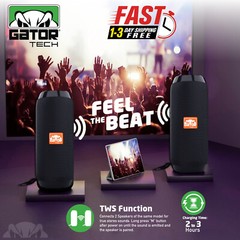 Bluetooth Wireless Portable Speaker Waterproof Stereo Bass USB TF FM Radio LOUD