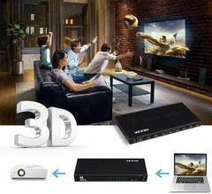 4K HDMI Splitter 1 in 8 Out, Powered 8 Port hdmi splitters Multi Monitor Outputs