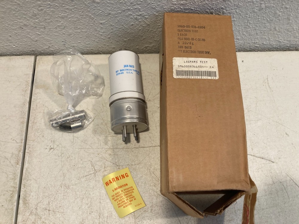 ITT JAN 8613 Hydrogen Thyratron Transmitting Electron tube NOS NEW