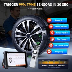 ThinkScan 689BT OBD2 Scanner + TPMS Tool with 4 Sensors & Life Free Update