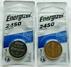 Energizer ECR2450 CR2450 (2 piece) BR2450 Lithium 3V Battery New AuthorizedSellr