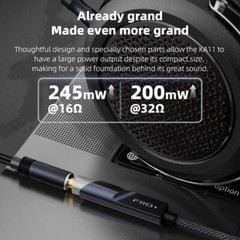 FiiO KA11 USB C to 3.5mm Audio Adapter 32bit/384KHz ( Black, Type-C )