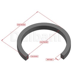 Idler Tire 22mm Inside Diameter 28mm Outer Diameter 3mm CS 6mm Wall IT-42