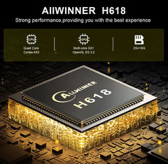 P7 Android 12 TV Box Allwinner H618 4GB RAM 64GB ROM WiFi6 BT5.4 4K Media Player