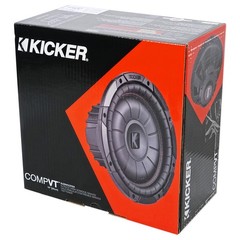 (2) Kicker 43CVT102 COMPVT 10″ 1600w Shallow Slim Car Subwoofers Subs CVT10-2