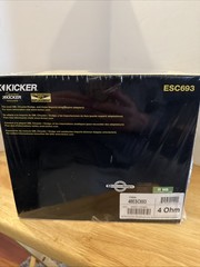 KICKER 6x9in 3-Way Car Speakers 75W RMS 350W Peak 4 Ohm 48ESC693 New