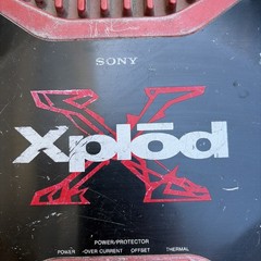 SONY XPLOD 1200W AMP Car Stereo Old School Amplifier XM-1600GSD Parts Only