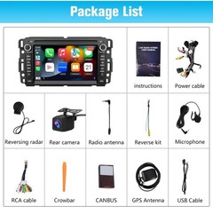 AWESAFE Car Stereo for Chevy Silverado GMC Sierra Yukon 2007-2013, Android GP…