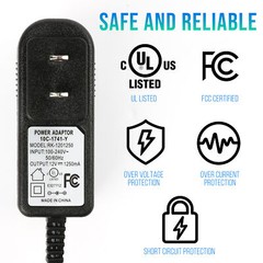 15W Power Supply Adapter for Amazon Echo Dot (3rd Gen) Echo Show 5 Cord Charger
