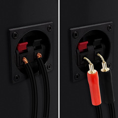 Flex Pin Banana Plugs Connector, Braided 2MM Banana Plug Wiring Plug Pin Gold-Pl