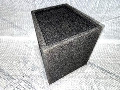 SEALED 10″ SUBWOOFER TRUCK BOX SLANTED ENCLOSURE SINGLE SUB 13X13X12 BOX