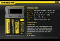 Nitecore i4 Intellicharger Universal Li-ion Ni-MH Ni-Cd Battery Charger 1.5v 3.7