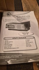 Radio Shack Pro 433 1000 Channel Trunking Scanner Vintage Works.