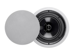 Monoprice 2-Way Polypropylene Ceiling Speakers – 8in (Pair) W/ Paintable Grille