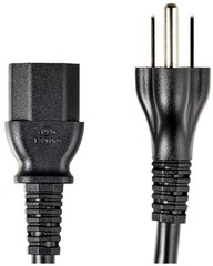 Amazon Basics PC Power Cord, 6 feet, AC Cord for Monitor, 6 Feet, Black