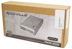 Rockville RXM-S20 1600W Peak 4-Channel Micro Marine/ATV Amplifier, Water-Resi…