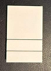 Crestron Horizon 2 Button Assembly 3 Button HZ2-BTNS-5-W Textured White