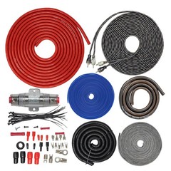 SoundBox 4 Gauge CCA Amplifier Install Wiring Amp Kit & 2.5 Farad Capacitor