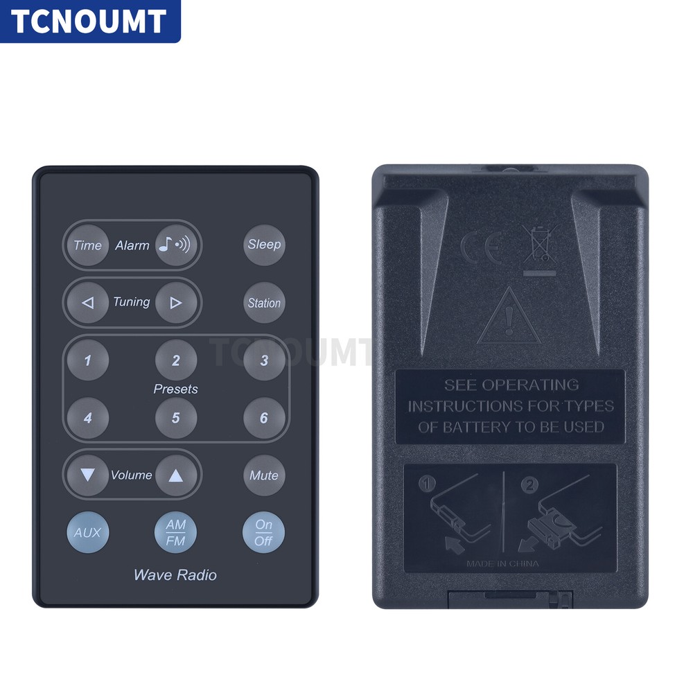 For Bose Wave Radio Remote Control AWR1-1W AWR1-2W AWR113 AWR131 Black